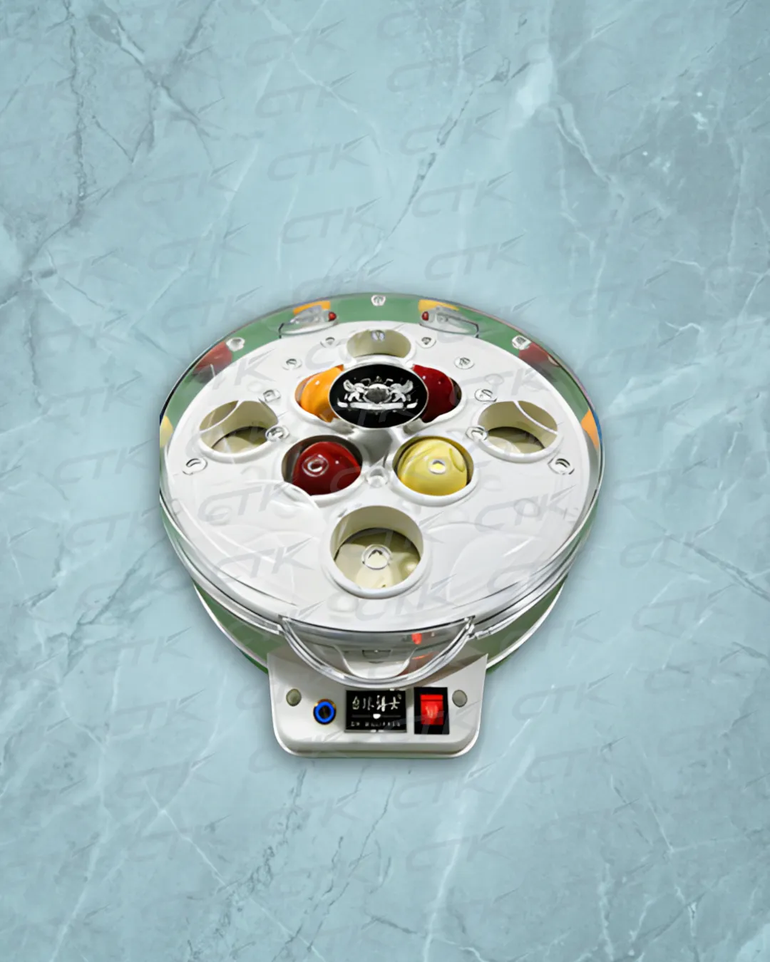 Russian billiard ball cleaning machine