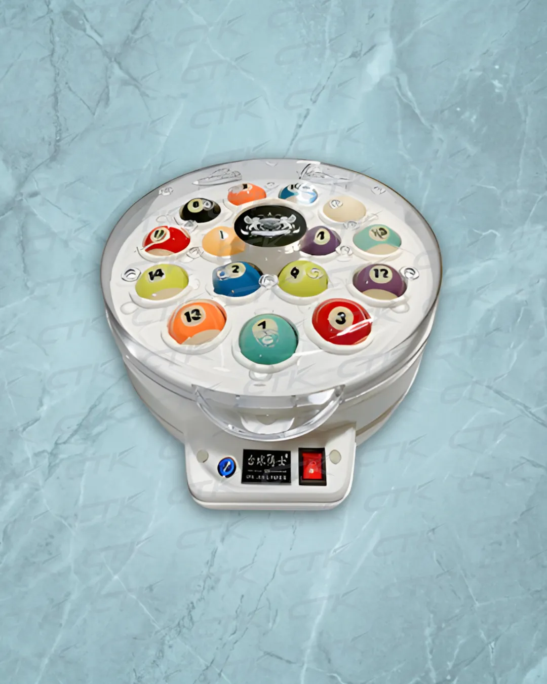 American billiard ball cleaning machine